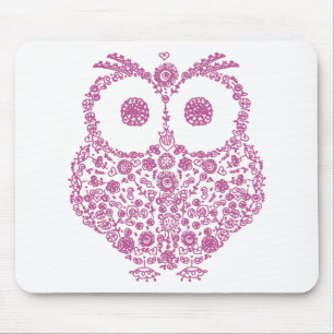 CUTE OWL LOVERS GIFT MOUSE MAT