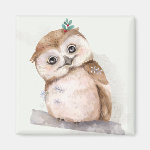Cute Owl Magnet