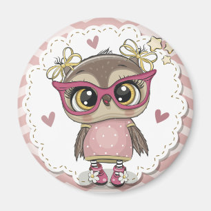 Cute Owl Magnet