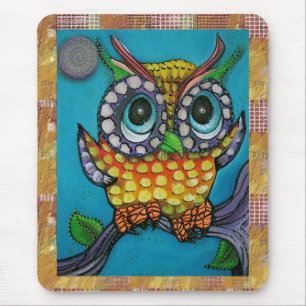 Cute Owl Mouse Mat