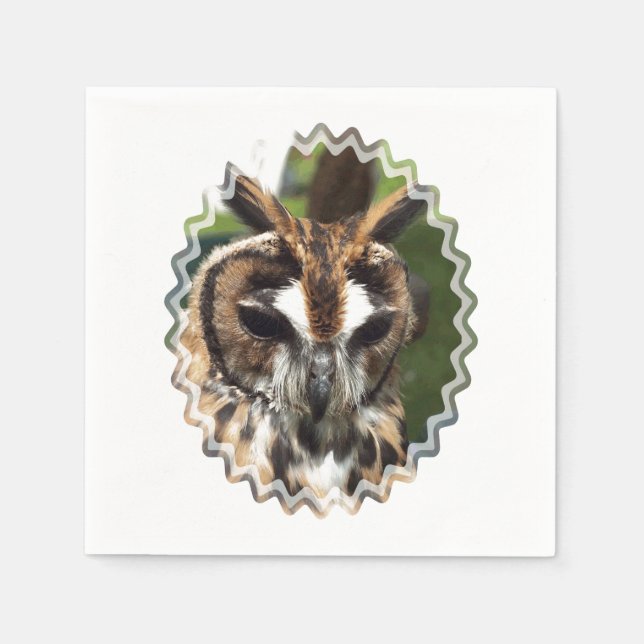 CUTE OWL NAPKIN (Front)