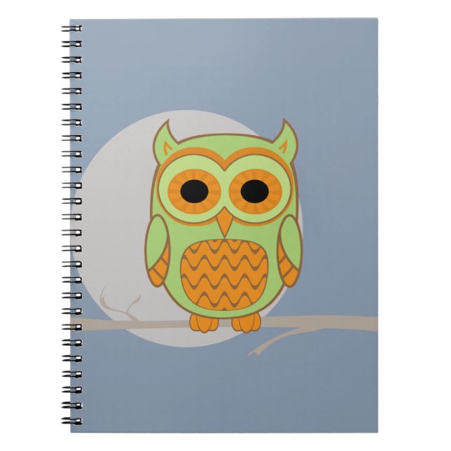 Cute Owl Notebook (Front)