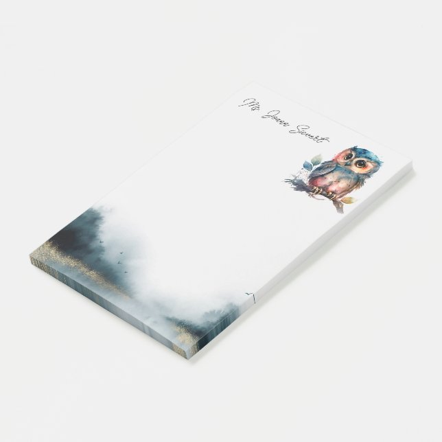 Cute Owl Notes (Angled)