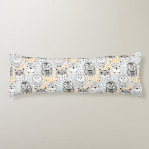 Cute Owl Pattern body pillows