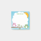 Cute Owl Personalised Post It Note