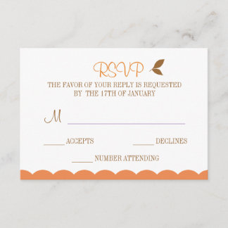 Cute Owl Response Card