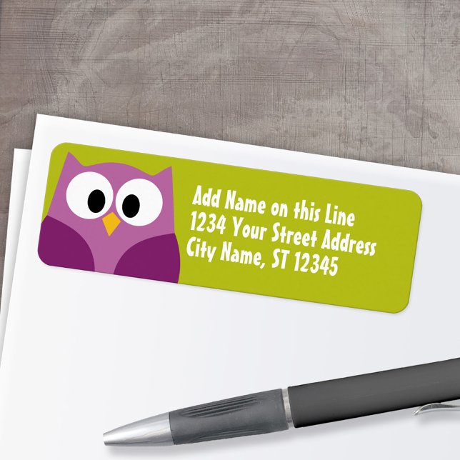 Cute Owl - Return Address Labels (Custom Return Address Labels - Low Minimum)