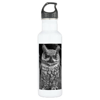 Cute Owl Statue 710 Ml Water Bottle