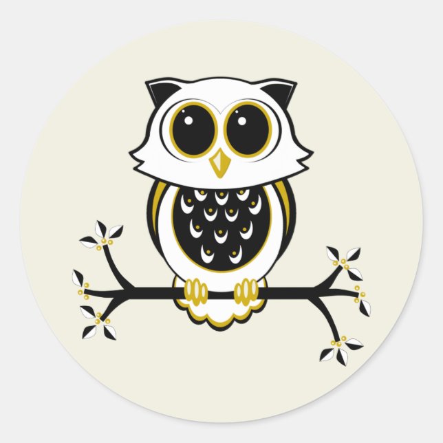 Cute Owl Stickers (Front)