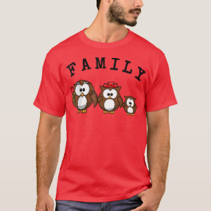 Cute Owl T Momma Papa Baby Owl Tee s