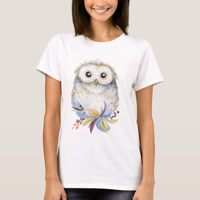 Cute Owl T-Shirt (Front)