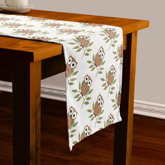 Cute Owl Table Runner (Creator Uploaded)