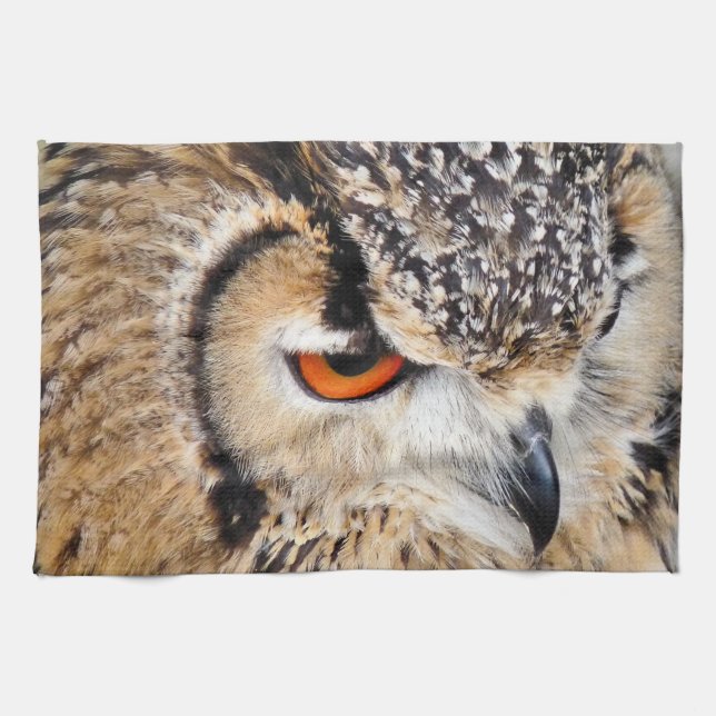 CUTE OWL TEA TOWEL (Horizontal)