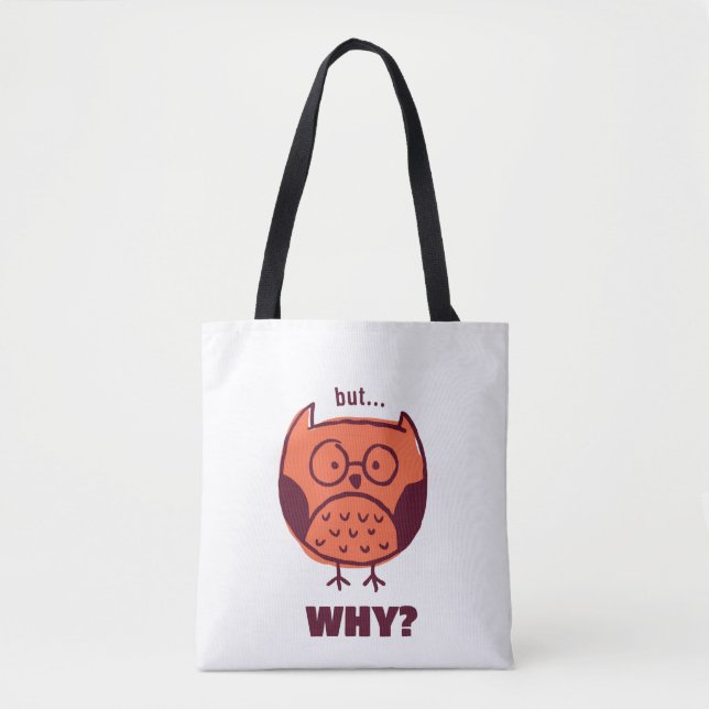 Cute Owl Tote Bag (Front)