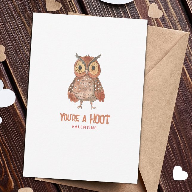 Cute Owl Valentine's Day Card (Creator Uploaded)