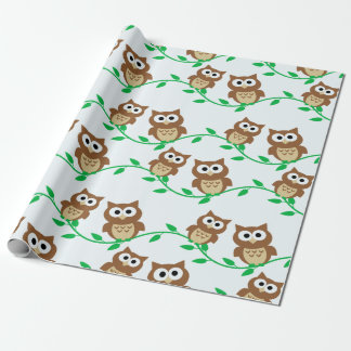 Cute Owl Wrapping Paper