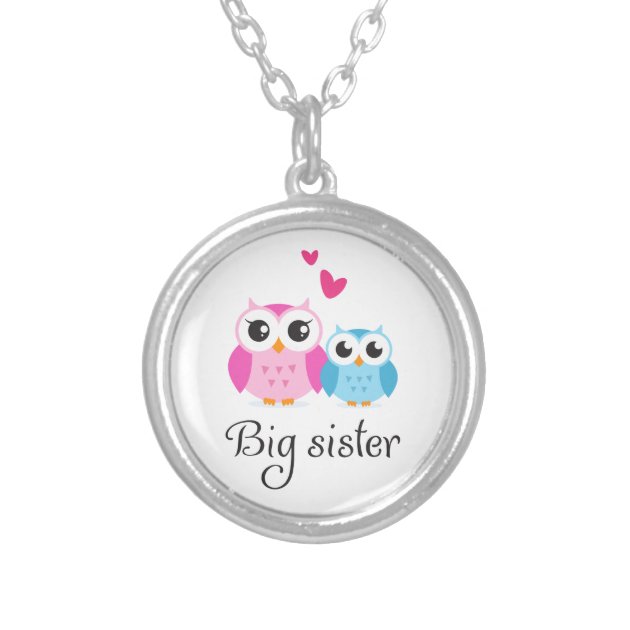 big sister little brother necklace