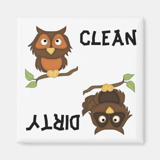 Image of Cute Owls Dishwasher Magnet