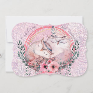 Cute Owls Holiday Card