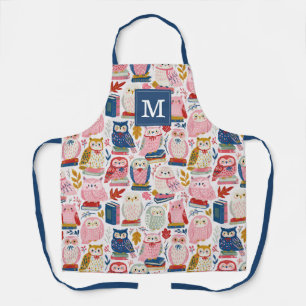 Cute Owls Kitchen Apron