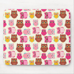 Cute Owls Mouse Mat