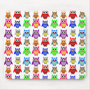 cute owls mouse mat