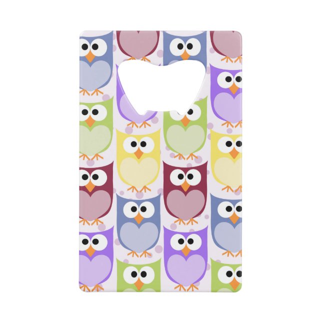 Cute Owls, Owl Pattern, Baby Owls, Colourful Owls (Front)