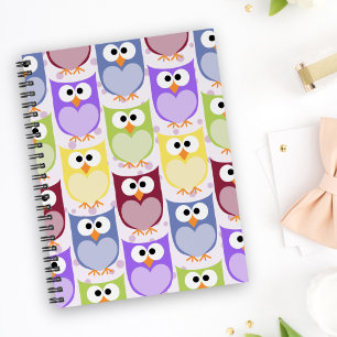 Cute Owls, Owl Pattern, Baby Owls, Colourful Owls Planner