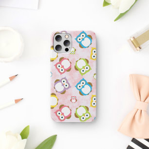 Cute Owls, Owl Pattern, Colourful Owls, Baby Owls iPhone 11 Case