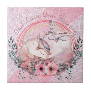 Cute Owls Tile