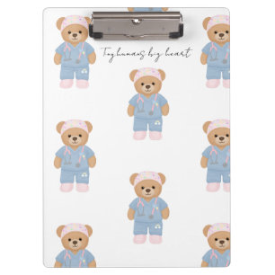 Cute Paediatrics Nurse Clipboard
