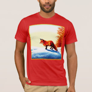 Cute Painting Of a Red Fox. Buy Now T-Shirt