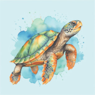 Cute Painting Turtle