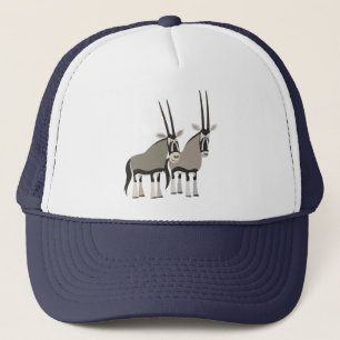 Cute Pair of Cartoon Oryxes Hat