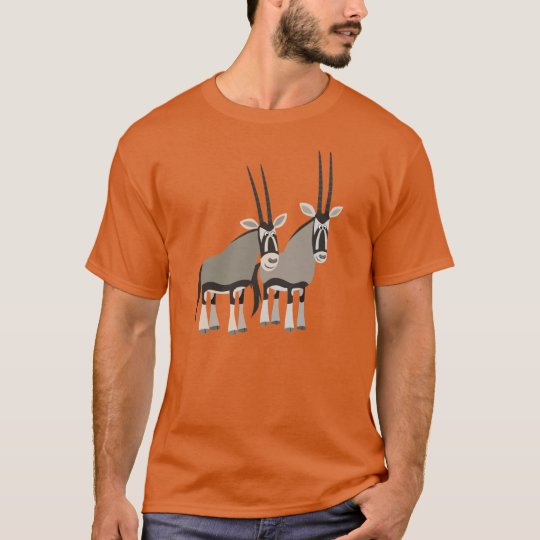 Cute Pair of Cartoon Oryxes T-Shirt