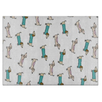 Cute Pair Of Dachshunds Cutting Board
