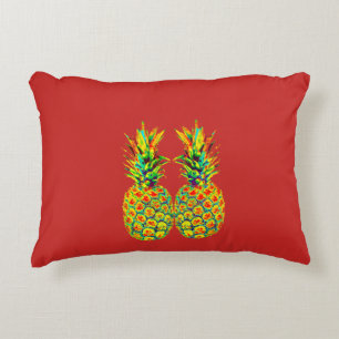 CUTE Pair of Pineapples Decorative Cushion