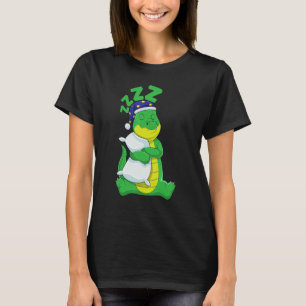 Cute Pajama for Women   Nigh  Sleeping Alligator T-Shirt