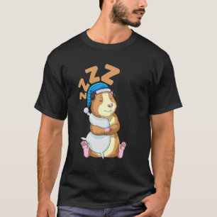 Cute Pajama for Women Nigh Sleeping Guinea Pig 2 T-Shirt