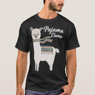 Cute Pajama Llama Bed Time Llama Pajama Classic T- T-Shirt