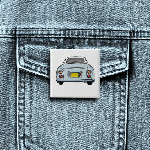 Cute Pale Aqua Figaro Car Figarations 15 Cm Square Badge