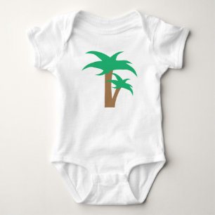 Cute Palm Tree Baby Bodysuit