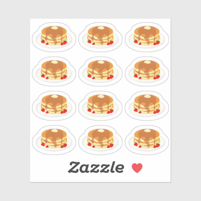 Cute Pancakes Stack Breakfast Food Bujo Planner  (Sheet)