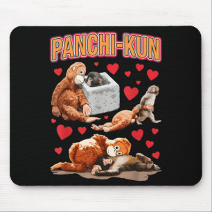 Cute panchi-kun baby monkey baby monkey funny meme mouse mat