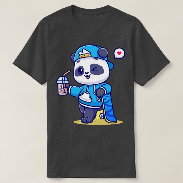 Cute Panda 11 T-Shirt (Design Front)