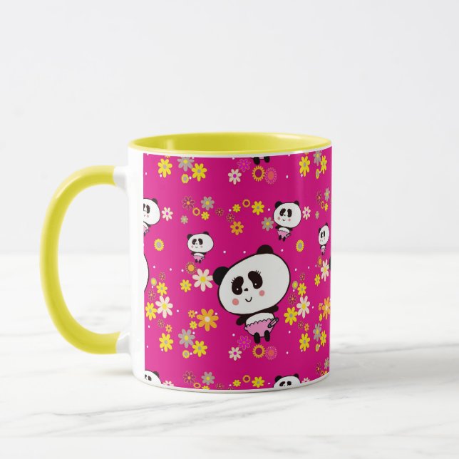 Cute Panda Baby customised Mug (Left)
