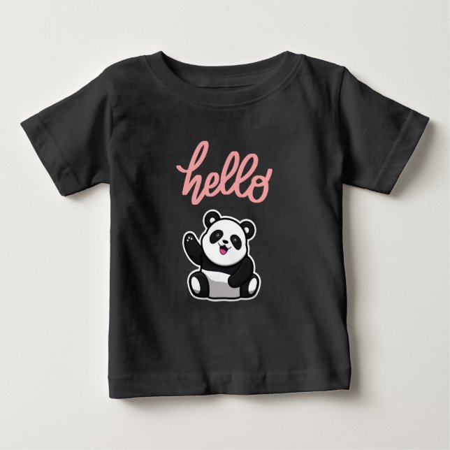 Cute panda baby T-Shirt (Front)