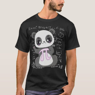 Cute Panda Bear And 3 T-Shirt