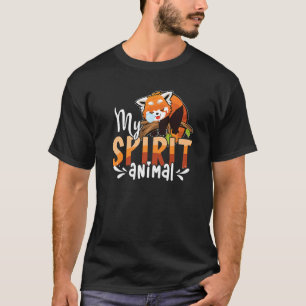 Cute Panda Bear Animal Red Panda T-Shirt