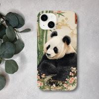 Cute Panda Bear Bamboo Art